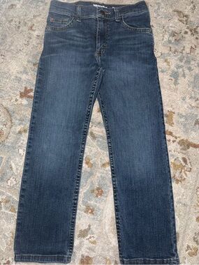 Wrangler Dark Blue Straight-Leg Jeans